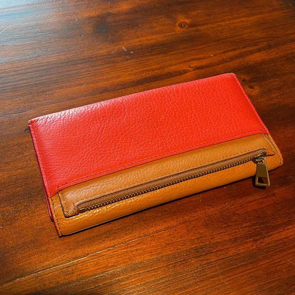 Fossil Wallet / Clutch In Camel - image 4